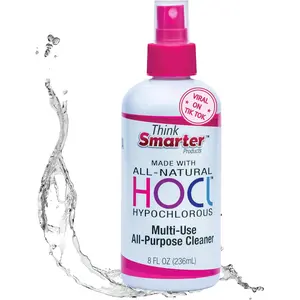 All-Purpose Cleaner with Hypochlorous Acid – All-Natural Surface Cleaner & Skin Hydrator, 8 fl oz Clear Spray