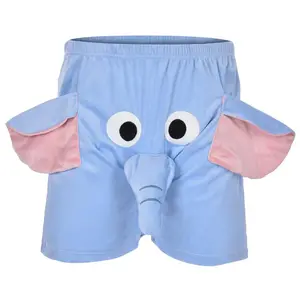 Shorts For Men Trendy Men Shorts A Fun Elephant Boxer Novelty Shorts Humorous Underwear Prank Gifts For Men Roupa Masculina