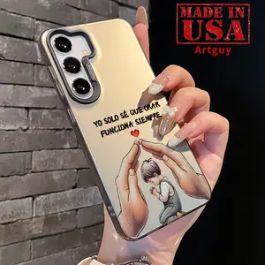 Case for Samsung Galaxy S24 Plus S25 Ultra S23 Ultra S22+ Praying Child Patterned Shockproof Silicone PC Back Protective Smartphone Cover Cellphone Protective