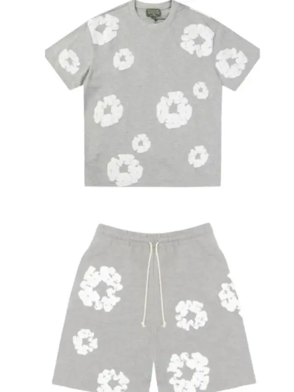 Streetwear Set Shirt and Shorts Matching Tracksuit Top and Bottom Multiple Colors and Sizes Casual Clothes