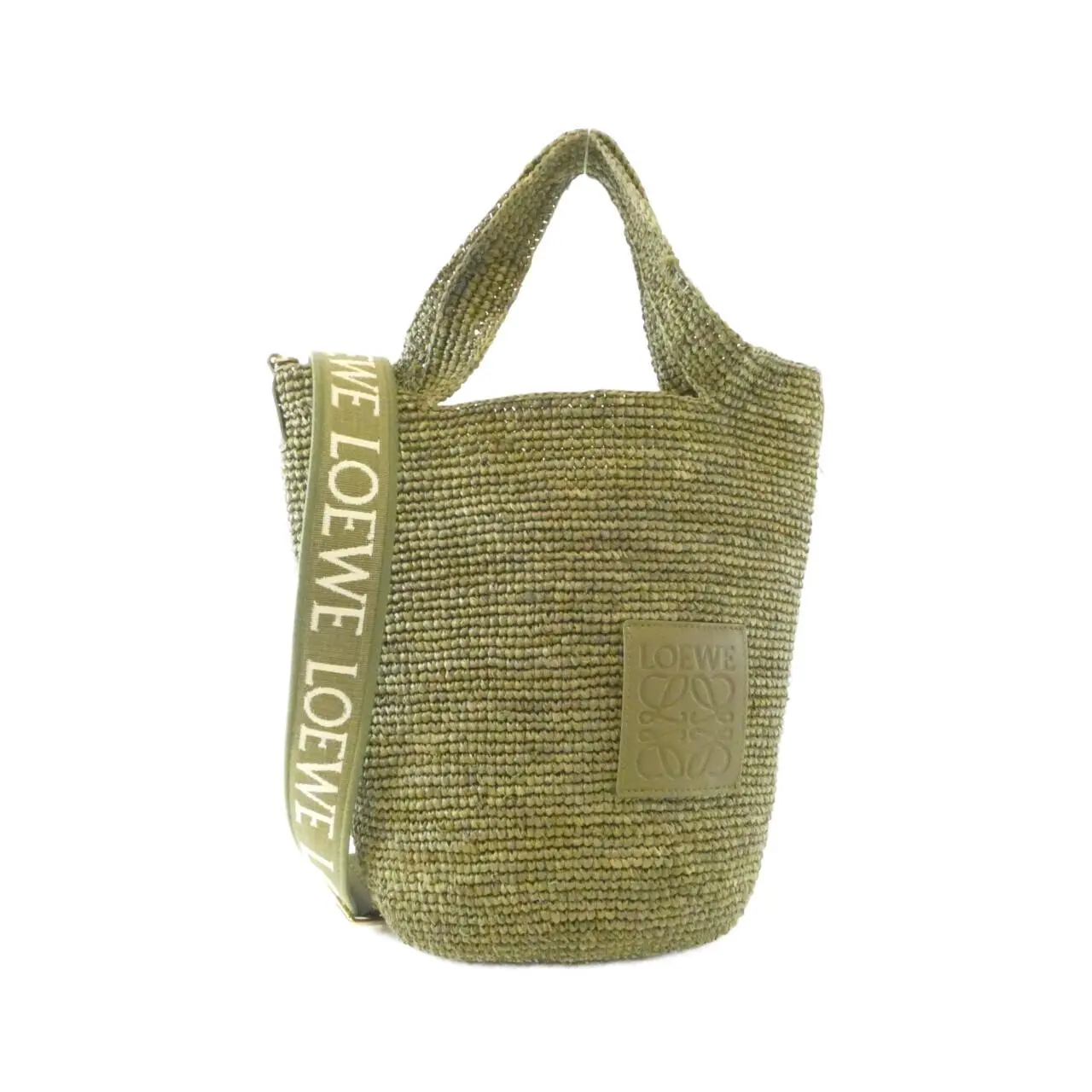 Pre-owned Loewe Straw Tote Bags Slit Bag Mini Raffia Bag
