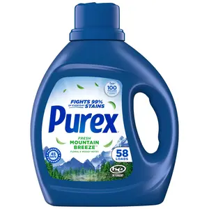 Purex Fresh Mountain Breeze Liquid Detergent, 66 fl oz, 58 loads