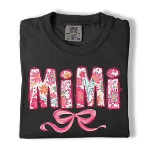 Comfort Colors Floral Mimi Shirt, Grandma Shirt, Mother's Day Shirt, Gift for Mimi
