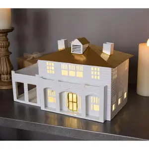 Illuminated 17" Belle Manor Main House by Kim Gravel