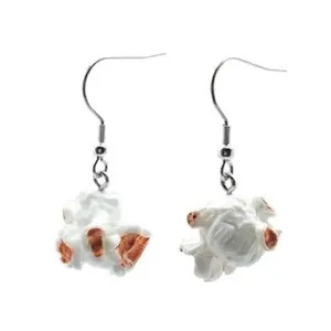 Popcorn Kernel Earrings - Lightweight and Fun