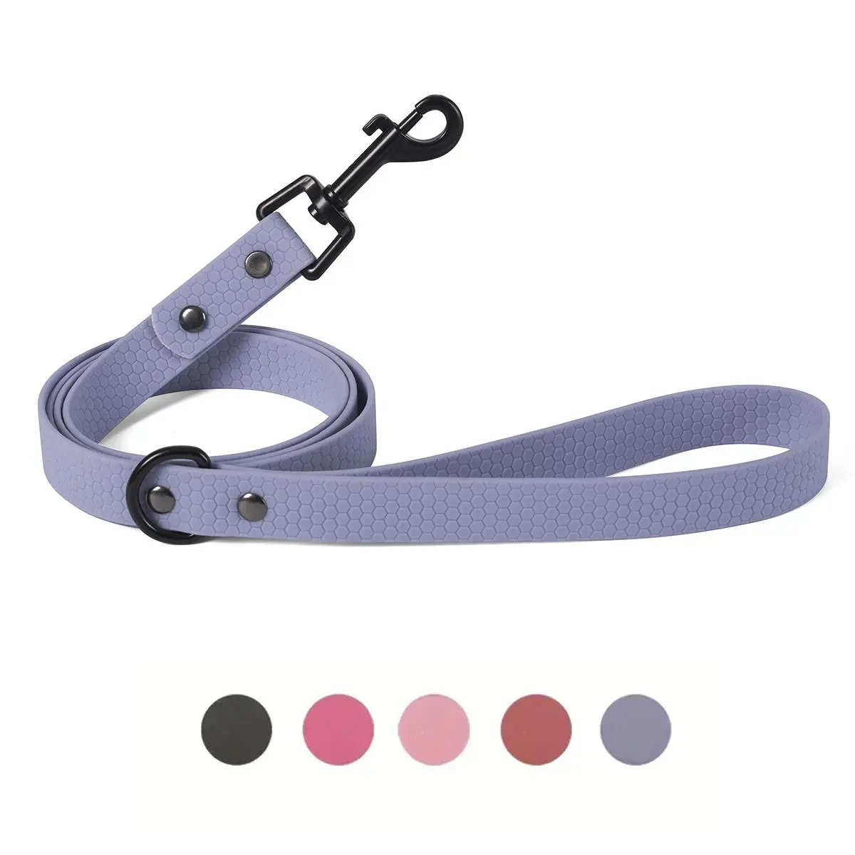 Waterproof Dog Leash, 1 Count Durable & Quick-dry Traction Lead with 360 Degree Swivel Hook, Adjustable Dog Leash for Small To Large Breeds
