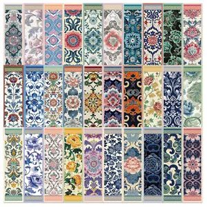 30 Unique Classic Pattern Bookmarks, Minimalist Design, Artistic and Creative Paper Bookmarks, Small Cards, Book Decoration Cards, Reading Annotation Cards