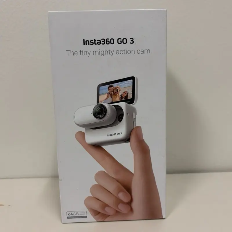Insta360 GO 3S 4K Standard Edition Action Camera - White Arctic, 128GB