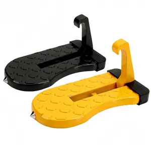 Outdoor SUV Car Door Step, Multi-Foldable Aluminum Alloy Roof Rack Car Step, Easy Access Door Step for Car Roof, Universal Fit for Cars and SUVs