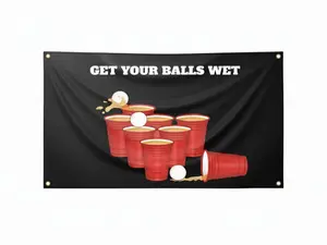 Get Your Balls Wet Flag Party Decorations Banners Yard Sign Banner