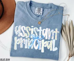 Comfort Colors® Assistant Principal T Shirt, Teacher's Day Gift, Gift for Principal, Teacher Appreciation Shirt, Back To School Shirts,