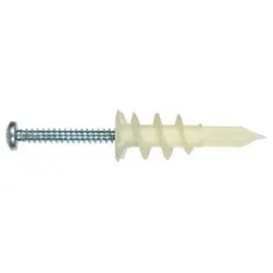 Hillman No. 8 Plastic EZ Anchor Screws - 10-Pack Fasteners for Sports & Outdoor, Water Sports Sailing
