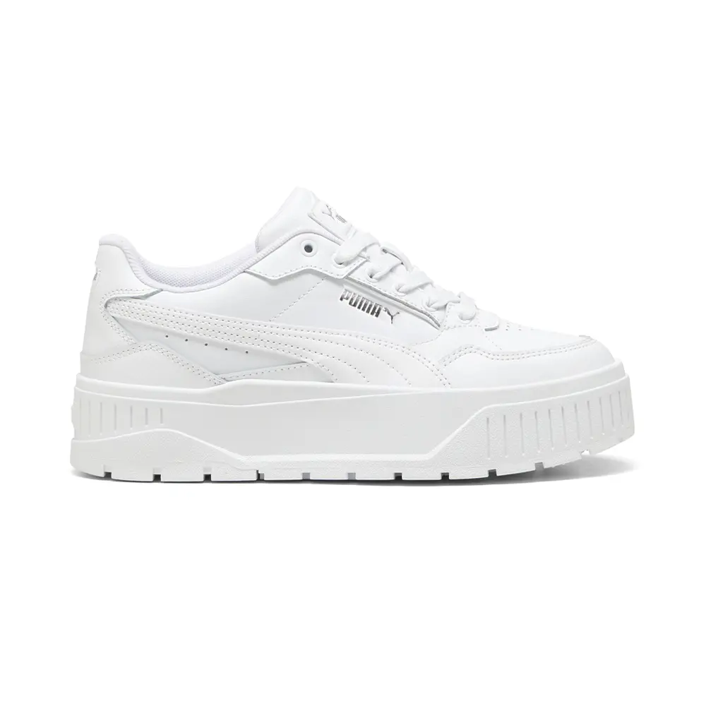 PUMA Womens Karmen Ii Idol Lace Up Sneakers Shoes Casual - White