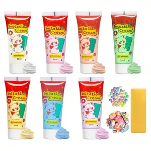 Cream Glue 50g DIY Material, Handmade Cream Glue 50g, Valentine's Day Gift, Birthday Handmade Gift, Craft Supplies