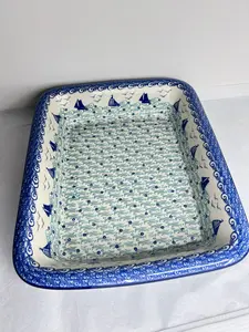 Baker ~ Rectangular w/Rim ~ Lasagna ~ 11.25 x 13.75 inch ~ 2988X ~ T4*