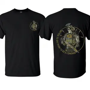 Better To Die Than To Be A Coward, Tactical Skeleton Sniper, Ghillie Suit Shirt, Military Skull Graphic Tee, Warrior Motivation, Army Veteran Gift, Combat, Unisex