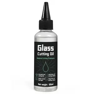 100ml Glass  Oil Reduce Friction & Breakage, Extend Tool Life, Glass  Oil for Any  Tool,  Tiles and Mirrors