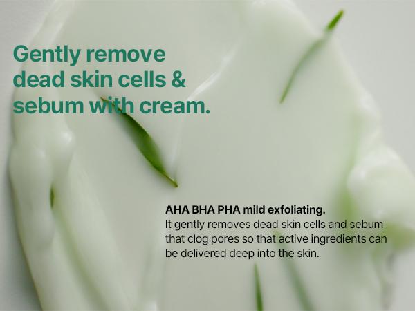 AHA BHA PHA 30 Days Miracle Cream - 2.02Oz, 60ml - Mild Exfoliating Korean Moisturizer for Skin Calming and Soothing - Korean skincare Lightweight Hydration Glow Hydration Gentle Moisturizing Firm Anti Aging