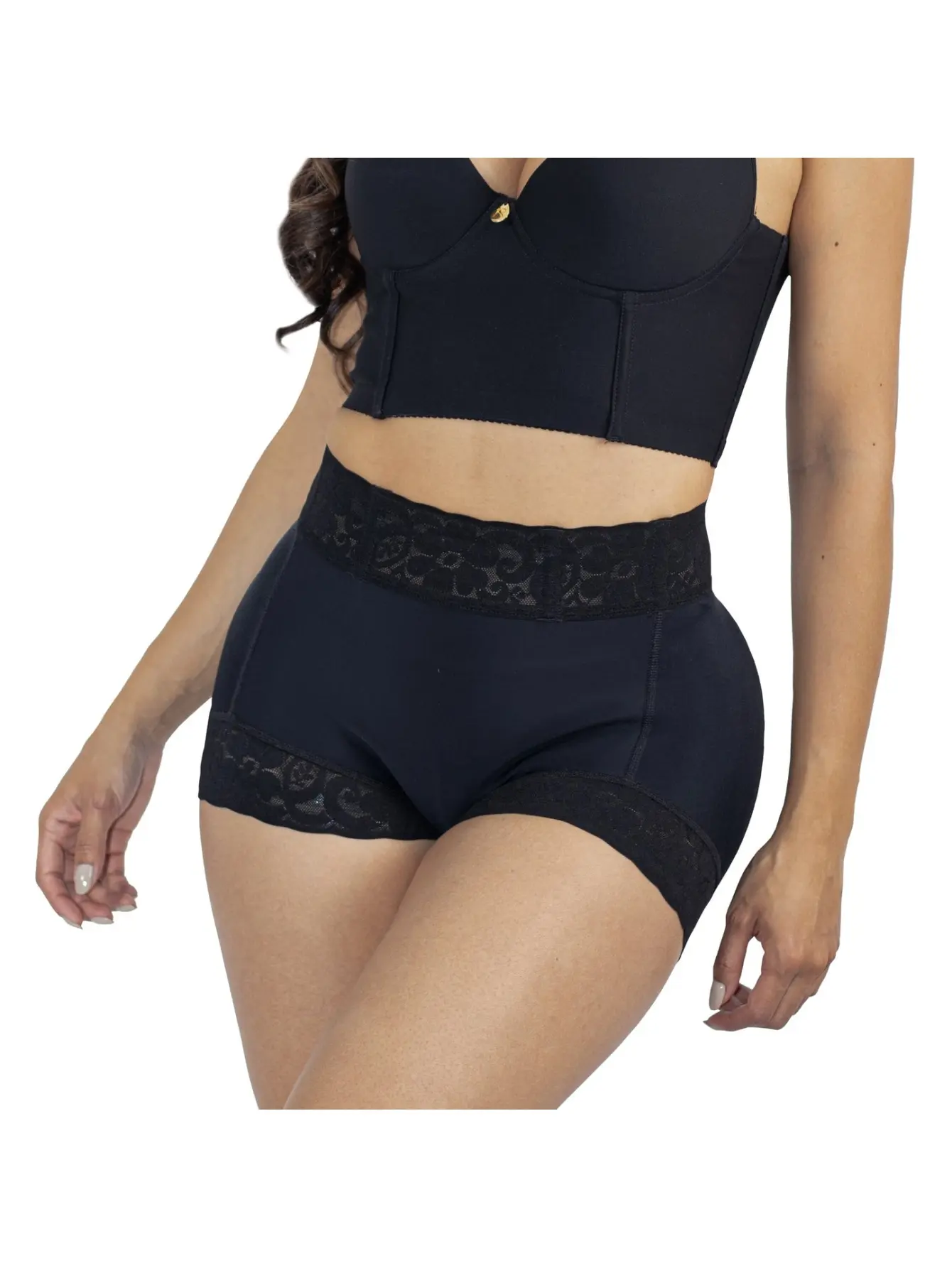 Colombianas Snatched High Waist Shapewear Shorts, Instant BBL Effect Butt Lifter & Tummy Control Body Shaper, Seamless Compression Briefs