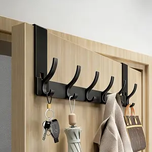 Over The Door Hooks, Sturdy Door Hanger, Door Hanging Organizer, Towel Rack Towel Hooks for Bathroom 12 Hooks Large Over The Door for Bathroom, Bedroom，Kitchen