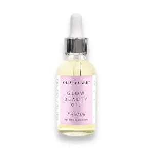 Olivia Care Glow Beauty Oil Lavender Daily - 2 FL OZ / 60 ML Soothing Aromatic Facial Serum for Skin Repair & Moisturization Moisturizer Moisturizing Moisture Hydrate Hydrating