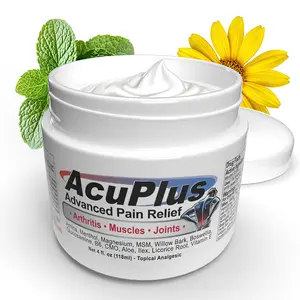 AcuPlus 4 oz. Pain Relief Cream – Full-Strength Relief for Everyday Pain Healthcare Therapy