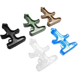 5 Pack Mixed Colors Portable Self Defense Stinger Duron Steel Drill POM Protect Combat Tool Key Chain Outdoor Camping Survival Tactical Kits