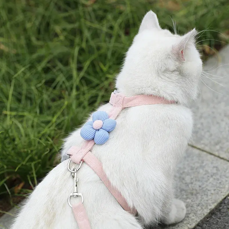 Adjustable Harness & Leash Set for Cats