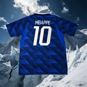2026 Season Home Blue Short-Sleeve Mbappé No. 10 Soccer Jersey