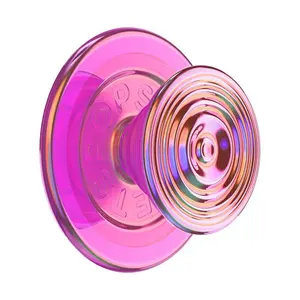 PopSockets Magnetic Phone Grip with MagSafe, Magnetic Adapter Ring Included - Ripple Iridescent