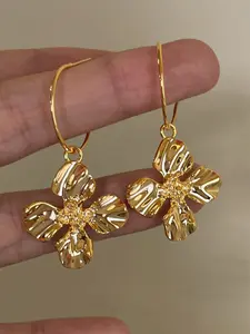 Vintage Elegant Floral Fashionable Earrings, Luxury Statement Jewelry for Women, Perfect for Daily Wear, Parties, Weddings, Holidays