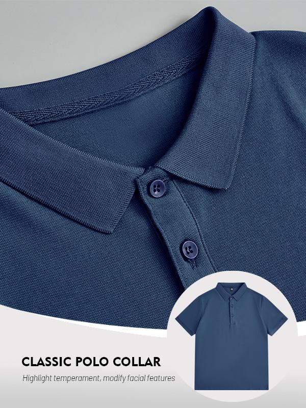 Street fashion soft and comfortable casual loose half sleeved summer men's polo simple and fashionable street top