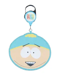 South Park Badge Reel Eric Cartman Head ID Holder Retractable Lanyard Badge Holder Luggage Tag