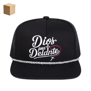 DIOS POR DELANTE 3D Embroidery Snapback | Premium Adjustable Streetwear, Ideal for Surf, Travel & Daily Looks