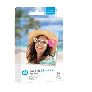 HP Sprocket 3.5"x4.25" Zink Sticky-Backed 20-Pack Photo Paper
