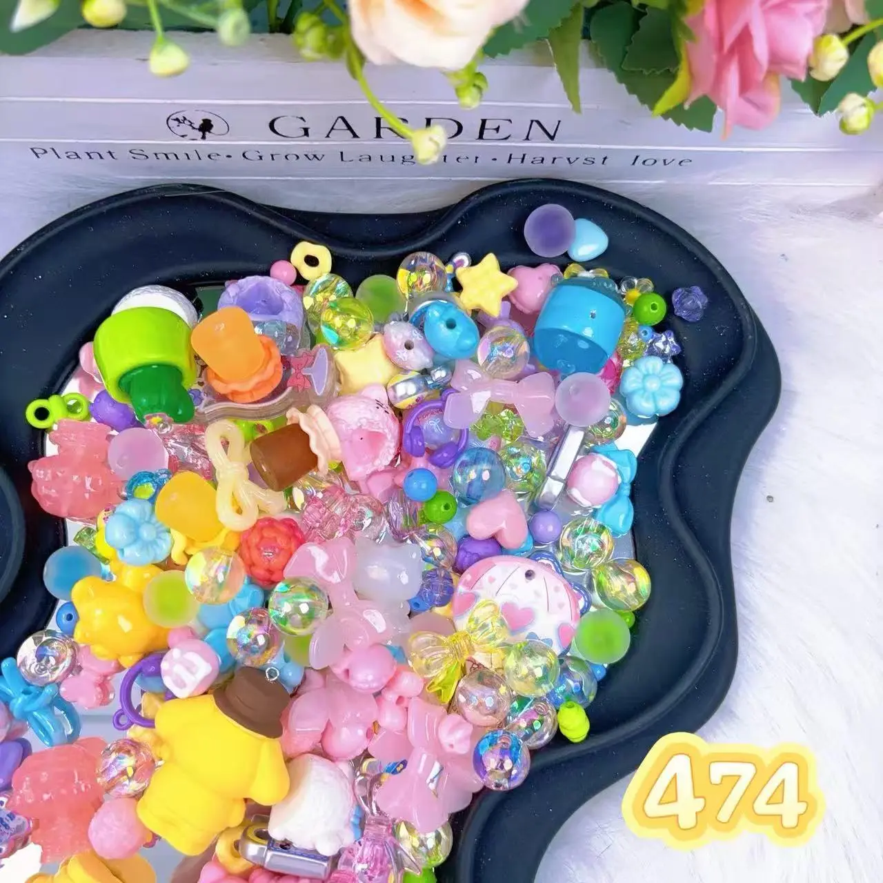 Rainbow-Daily New Arrivals |Acrylic Bead Mix for DIY Craft Beadable Pen Bracelets Phone Charms Necklaces Versatile Use