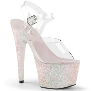 7 Inch Heel ADORE-708HMG Clear Opal