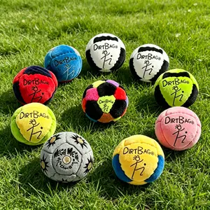 dirtbag premium hacky sack, sand filled durable footbag, non slip lightweight design for tricks, outdoor travel backyard game toy for beginners and pros stress ball hacky sacks