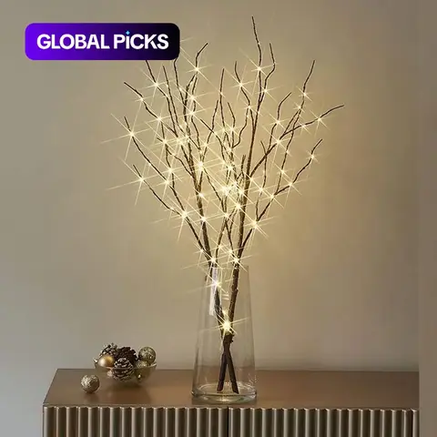 LED Branch Light, Creative Branch Lamp, LED Decoration Lamp, Creative Atmosphere Light, Atmosphere Night Light for Bedroom Ambience and Events, Unique LED Star Light, Ambient LED Lighting, Decorative Lights for Home Decor #GLOBAL PICKS