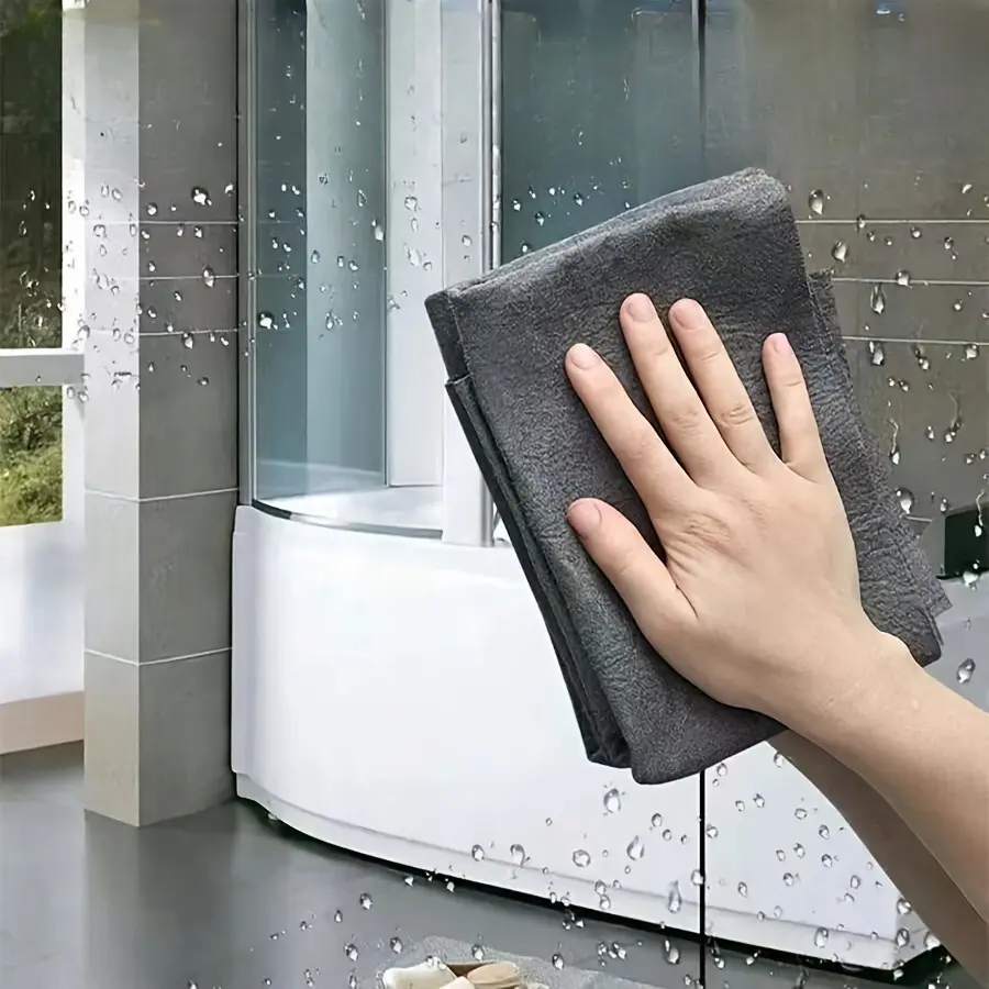 5 magical cleaning cloths, Wiping Cloth, wipe glass without leaving any marks, no water marks, wipe glass, wipe mirror artifact 7.87 inches/9.84 inches Durable Cleaning Supplies