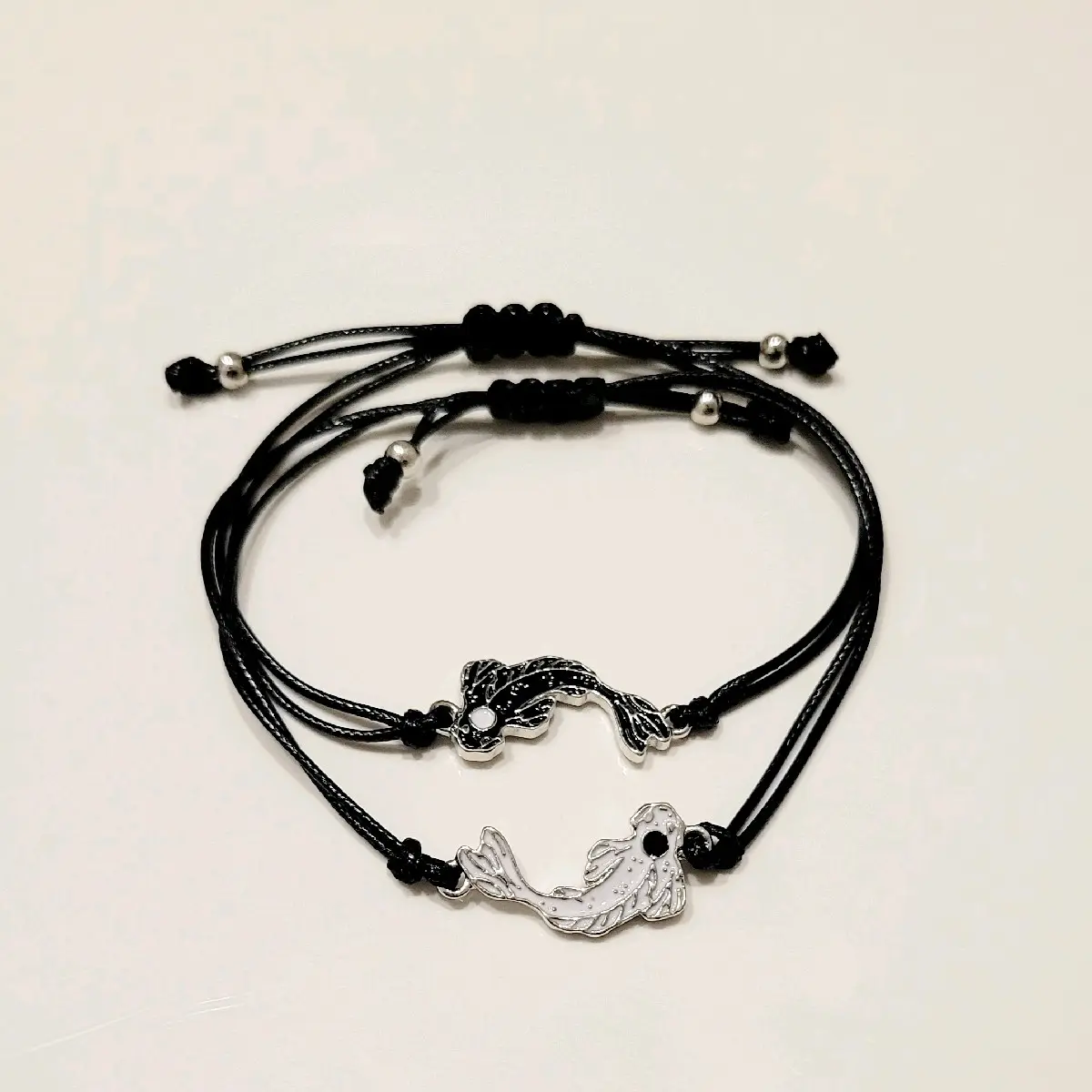 Set of 2 Koi Fish Matching Bracelets couples jewelry Set of 2 Koi Fish Matching Bracelets couples jewelry