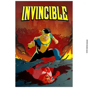 Invincible Movie poster | Vintage Retro Art Print | Wall Art Print | Home decor