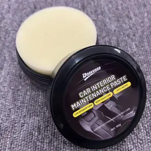 Dashboard Restorer - Trim Restorer | Car Interior Scratch Remover | Car Interior Renovation Paste | Gentle Auto Repair Compound for Door Panel Dashboard Center Console Steering Wheel Armrest Leather