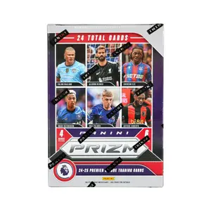 Hobby 2024/25 Panini Prizm Premier League EPL Soccer Hobby Blaster Box (Blue / Orange Inserts)