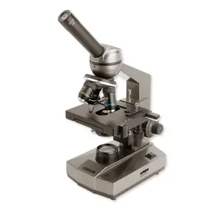 Carson Intermediate Biological Microscope 100x-1000x with LED Illumination and Blue Filter, Educational and Research Tool for Biology (MS-100)