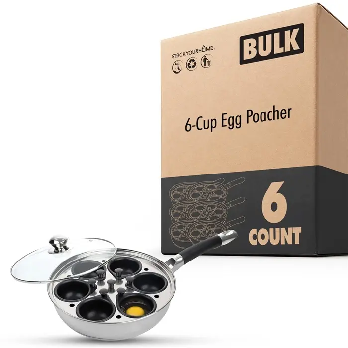 6-Cup Egg Poacher 6 Count