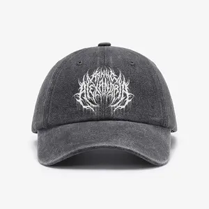Unisex Asking Alexandria Band Baseball Cap -Vintage Street Style, Adjustable Double-Fastening Hat, Signature Pattern, Gift for Men & Women