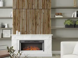 Acacia Solid Wood Slat Wall Panels