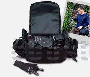 All Sizes Camera Backpack Shoulder Bag Waterproof Case for Canon Nikon Sony DSLR