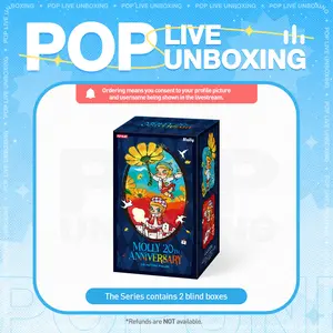 [LIVE UNBOXING] POP MART MOLLY 20th Anniversary Series 1/8 Action Figure Blind Box